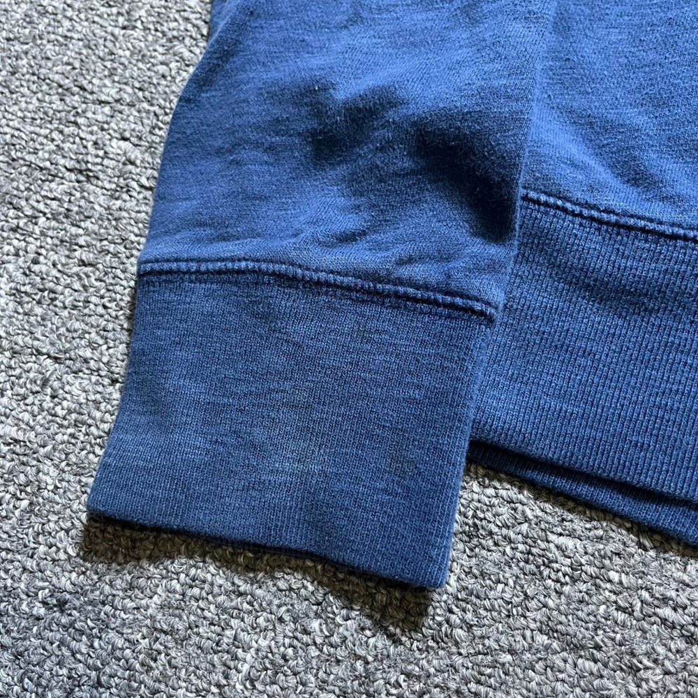 Aeropostale Zip Up Hoodie Size Large Blue 1987 Graphic Y2K Skater Sweatshirt - Picture 5 of 10